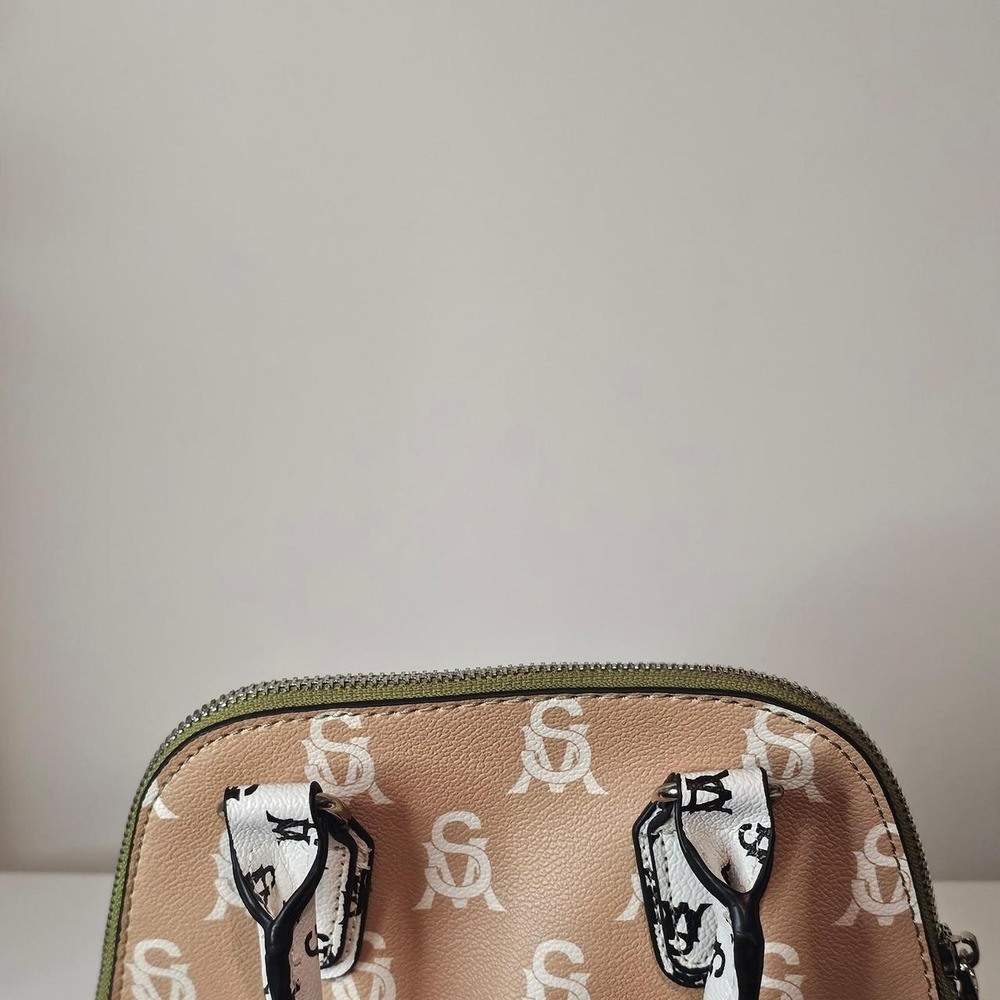 Steve Madden Monogram Logo Mini Dome Satchel